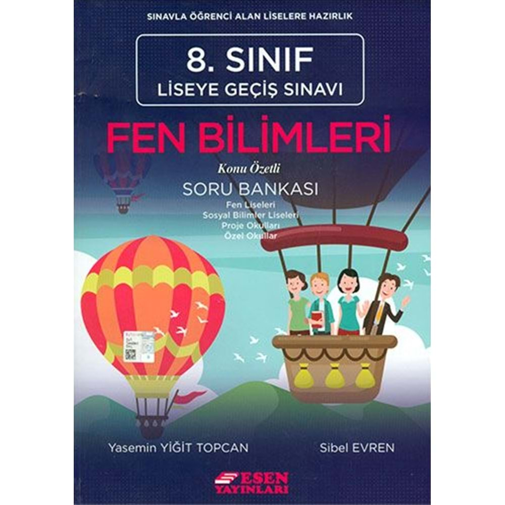 ESEN 8.SINIF LGS FEN BİLİMLERİ SORU BANKASI