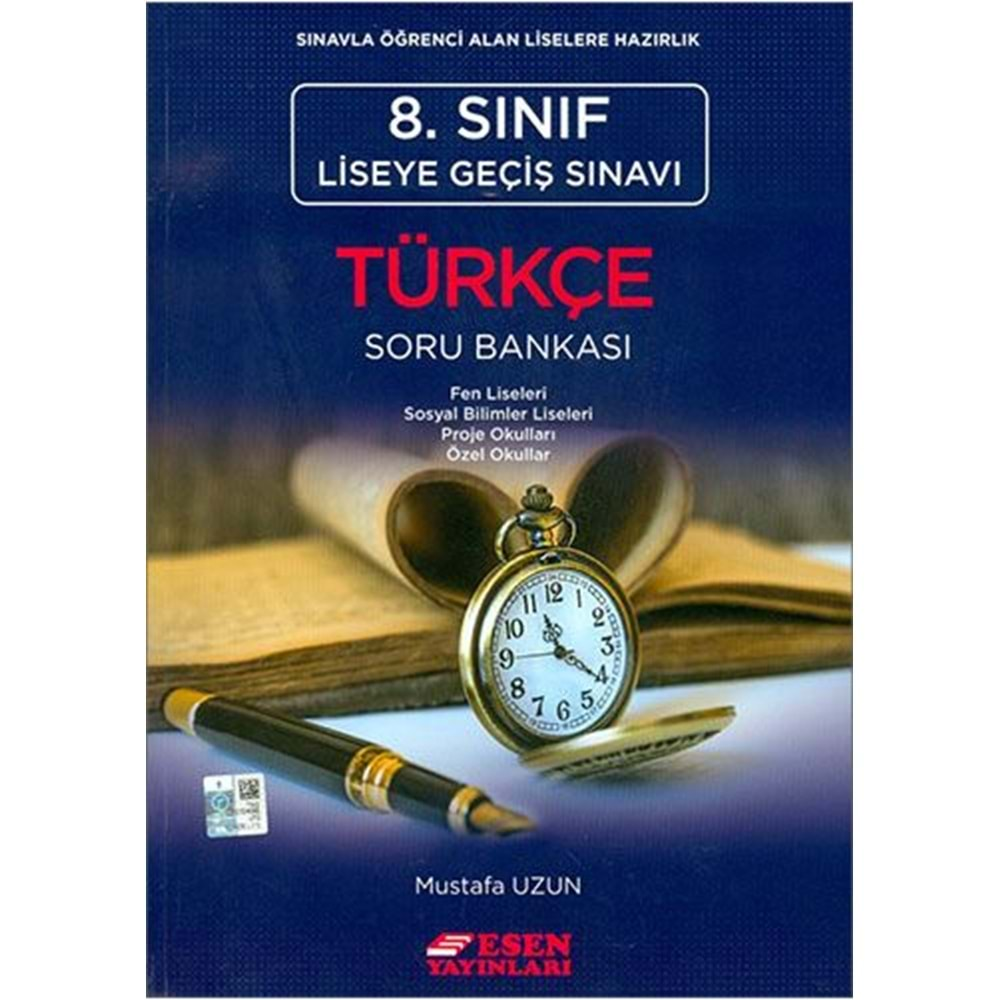 ESEN 8.SINIF LGS TÜRKÇE SORU BANKASI