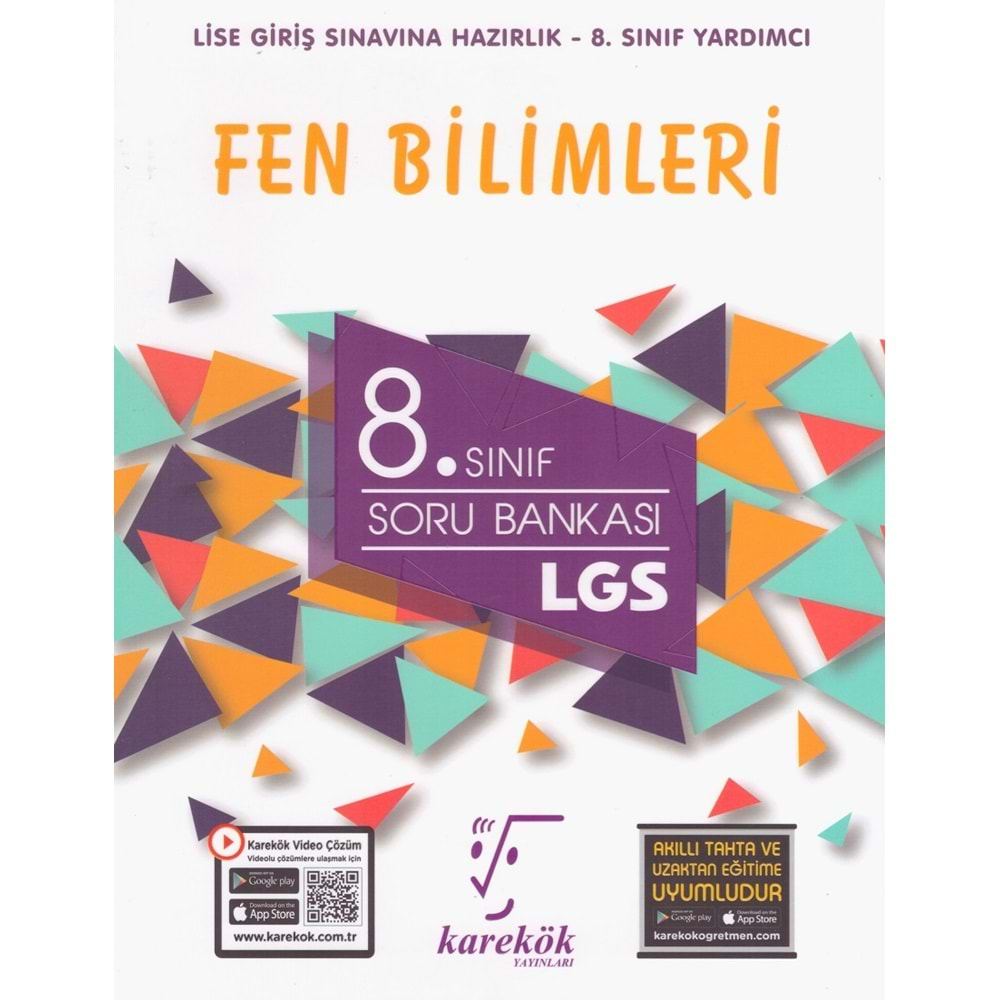 KAREKÖK 8.SINIF LGS FEN BİLİMLERİ SORU BANKASI