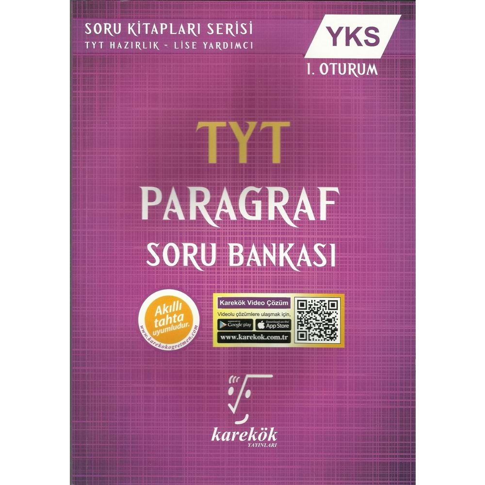 KAREKÖK TYT PARAGRAF SORU BANKASI