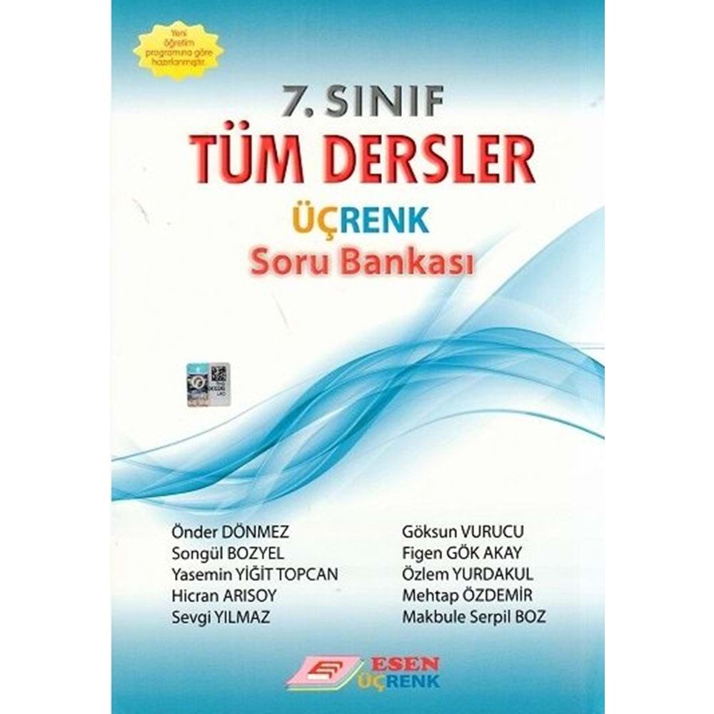 ESEN&ÜÇRENK 7.SINIF TÜM DERSLER SORU BANKASI