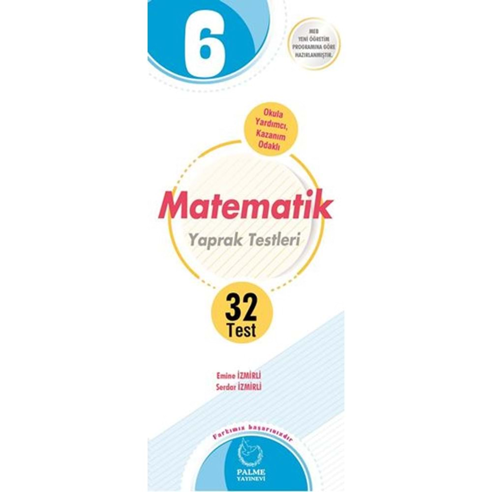 PALME 6.SINIF MATEMATİK YAPRAK TEST