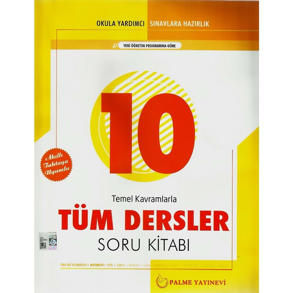 PALME 10.SINIF TÜM DERSLER SORU BANKASI