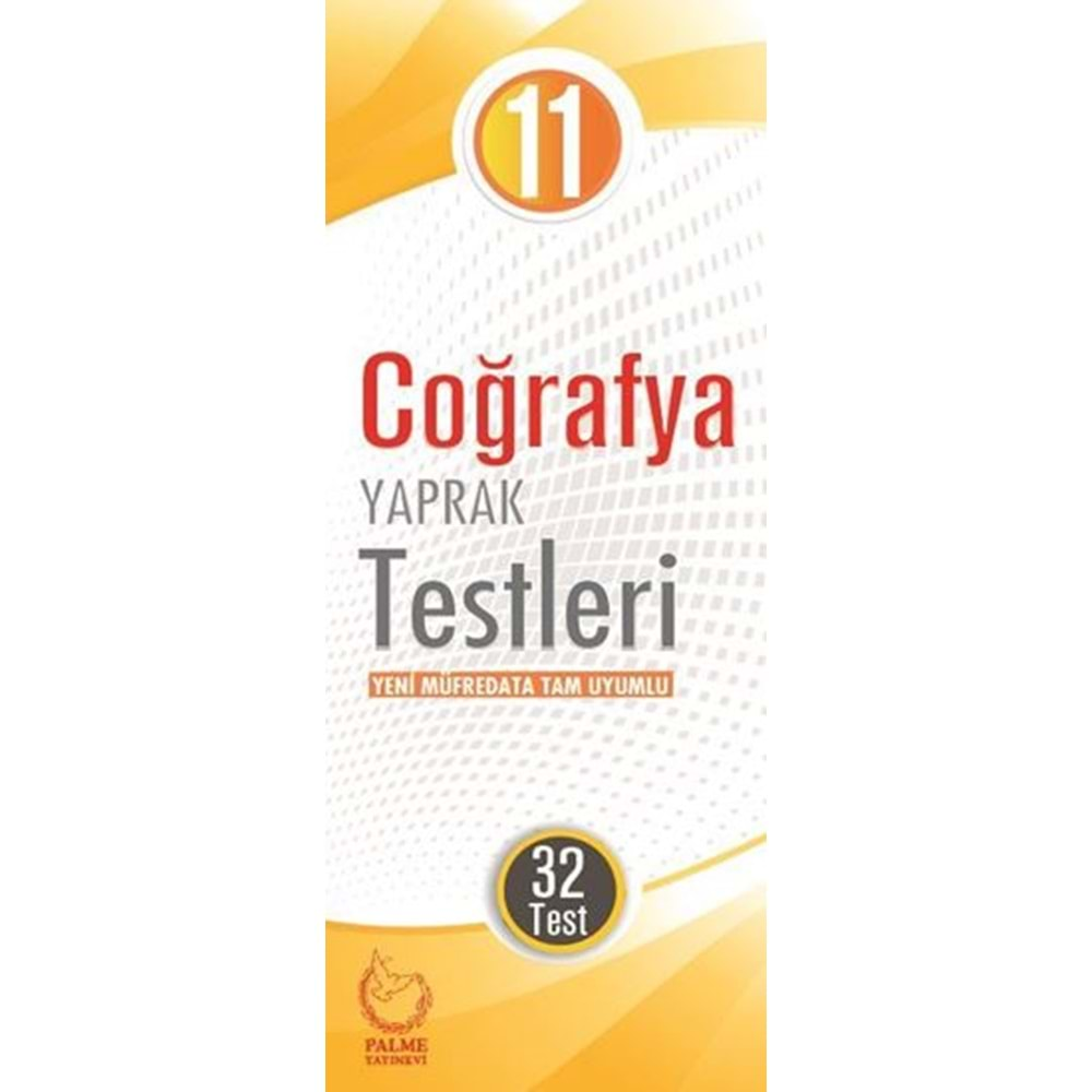 PALME 11.SINIF COĞRAFYA YAPRAK TEST