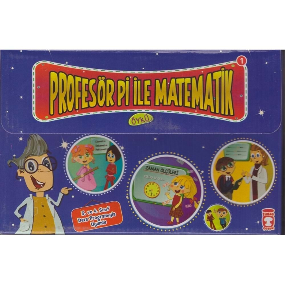 TİMAŞ PROFESÖR Pİ İLE MATEMATİK-1 ( 5 Kitap )