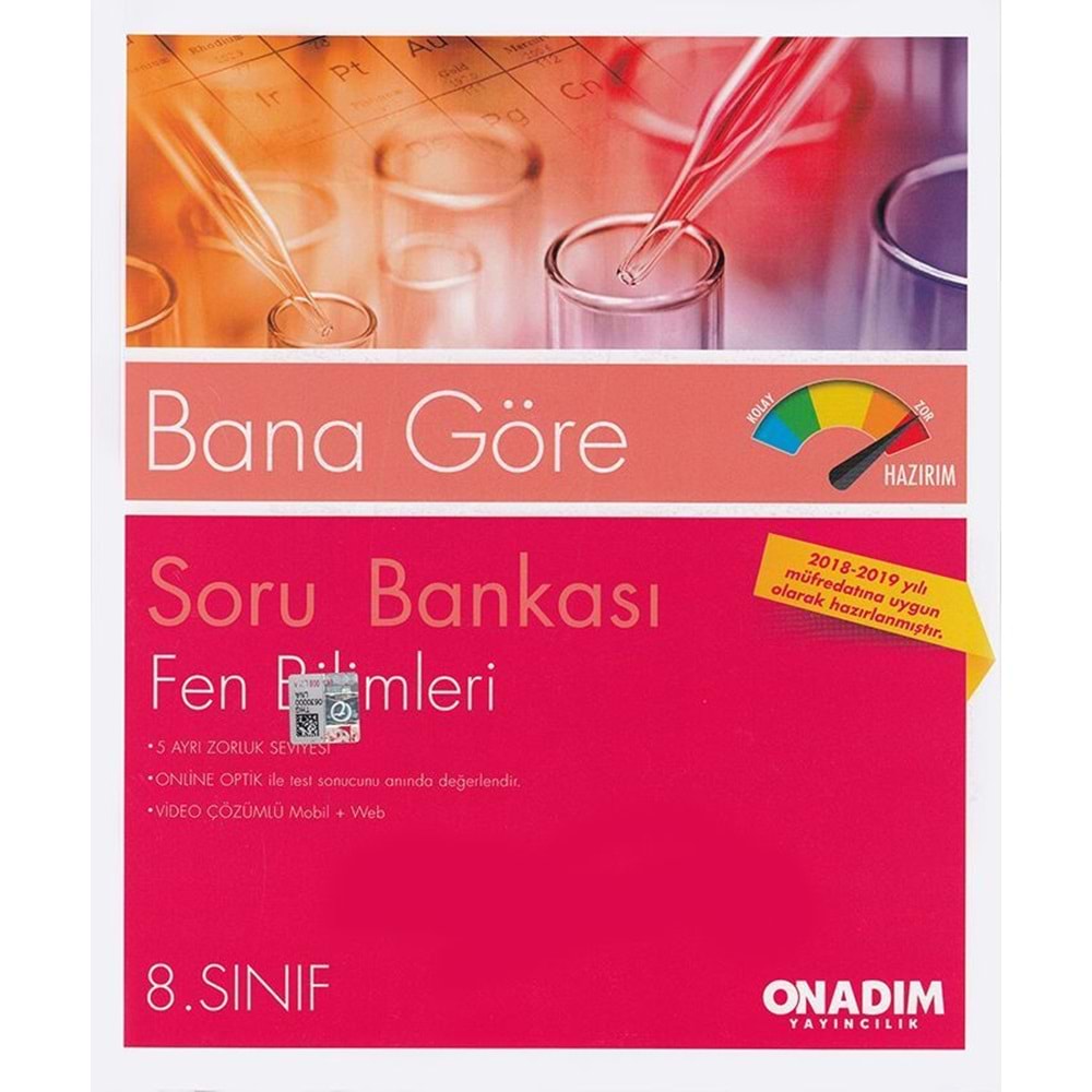 ONADIM 8.SINIF BANA GÖRE FEN BİLİMLERİ SORU BANKASI