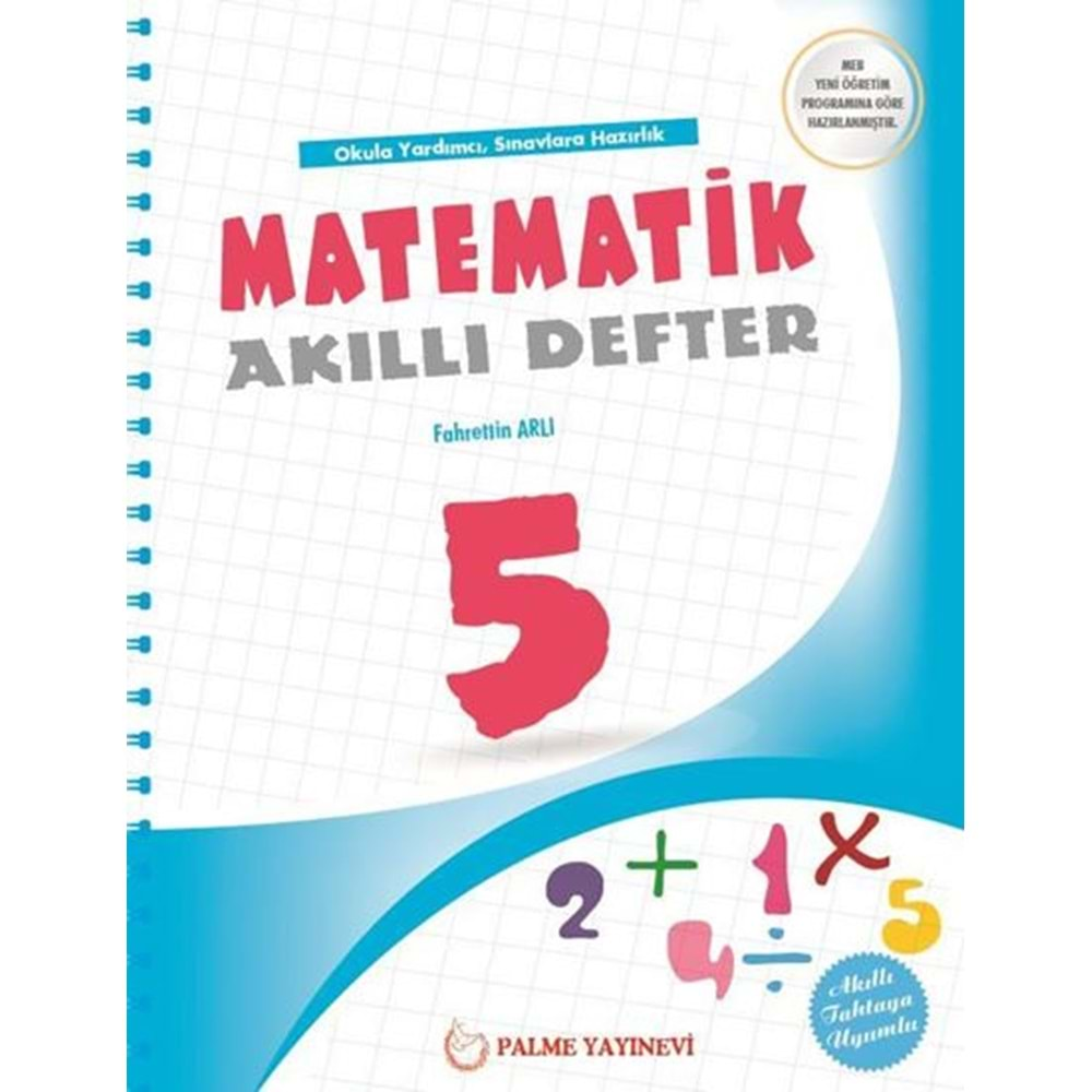 PALME 5.SINIF AKILLI MATEMATİK DEFTERİ