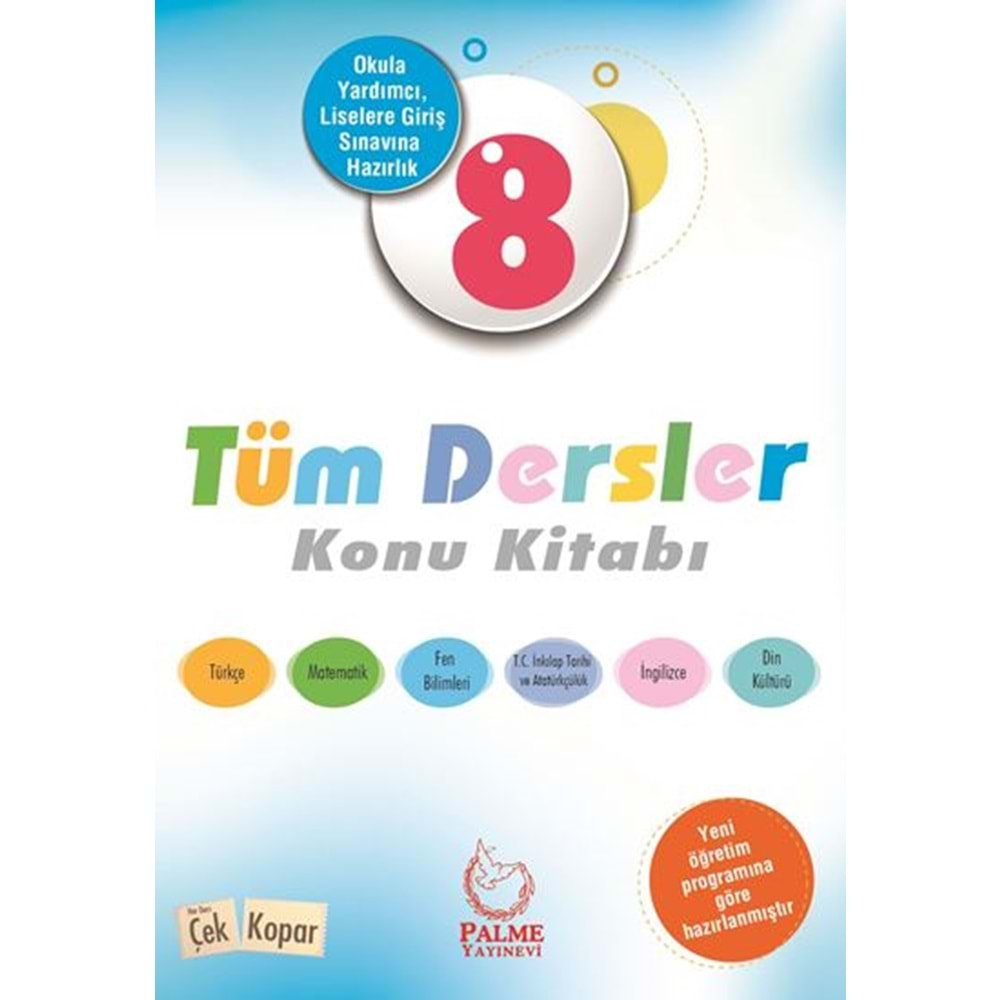 PALME 8.SINIF TÜM DERSLER KONU ANLATIM