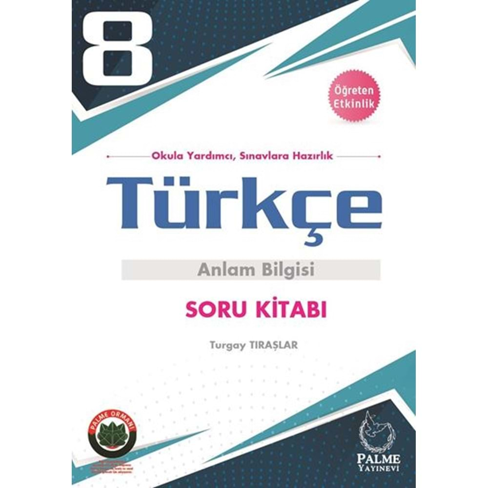 PALME 8.SINIF TÜRKÇE ANLAM BİLGİSİ SORU BANKASI