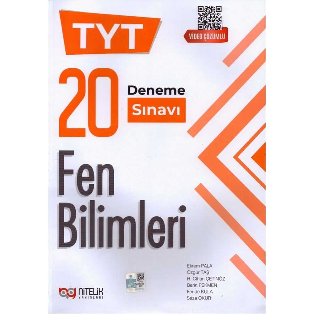 NİTELİK TYT FEN BİLİMLERİ 20 DENEME SINAVI