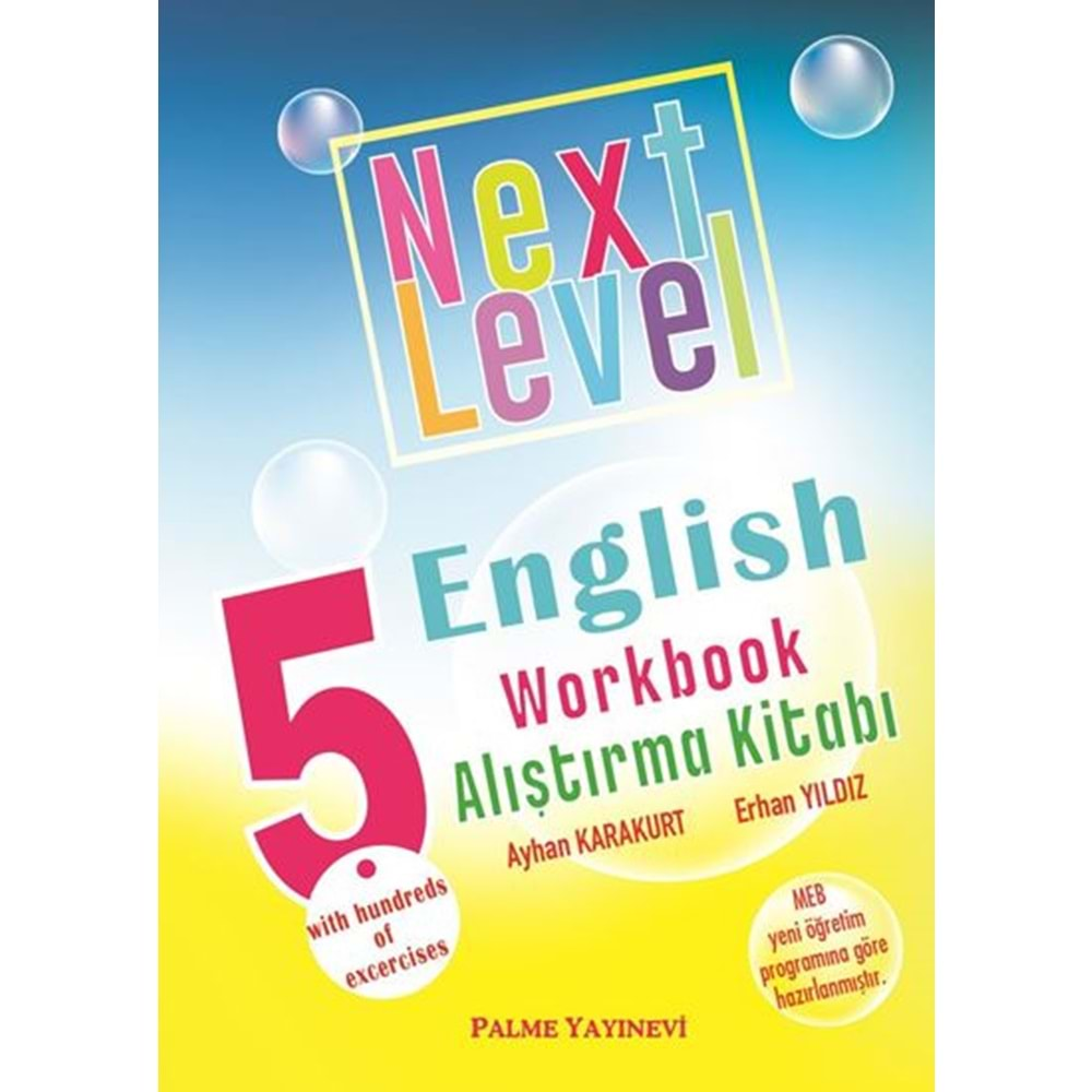 PALME 5.SINIF NEXT LEVEL ENGLISH WORKBOOK ALIŞTIRMA KİTABI