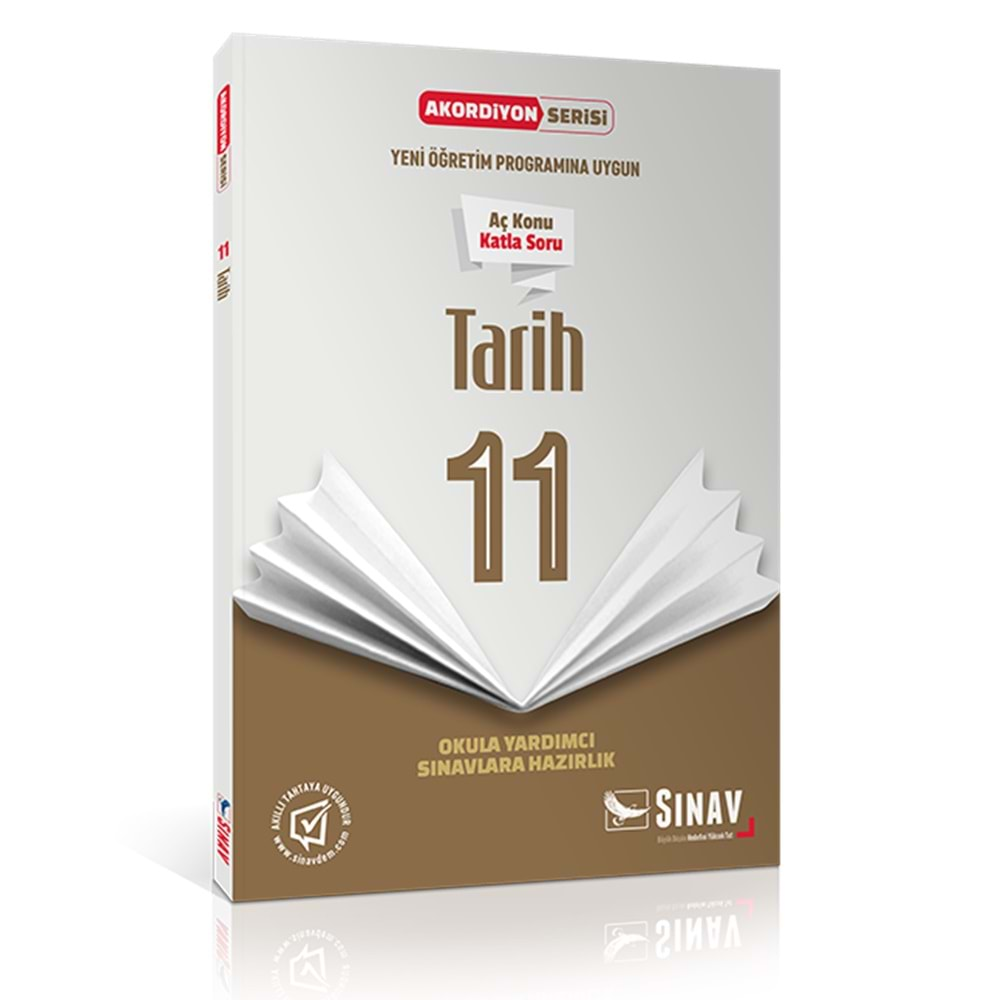 SINAV 11.SINIF TARİH AKORDİYON SERİSİ