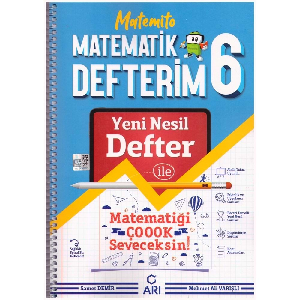 ARI 6.SINIF AKILLI MATEMATİK DEFTERİ