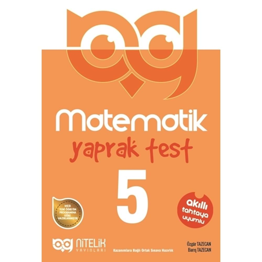 NİTELİK 5.SINIF MATEMATİK YAPRAK TEST