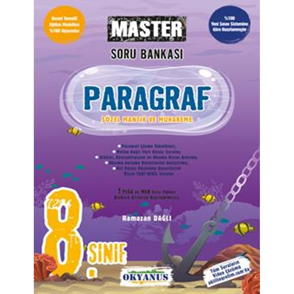 OKYANUS 8.SINIF MASTER PARAGRAF SORU BANKASI