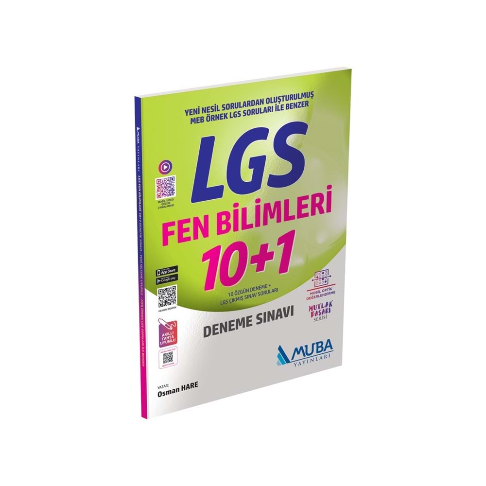 MUBA 8.SINIF LGS FEN BİLİMLERİ 10+1 DENEME