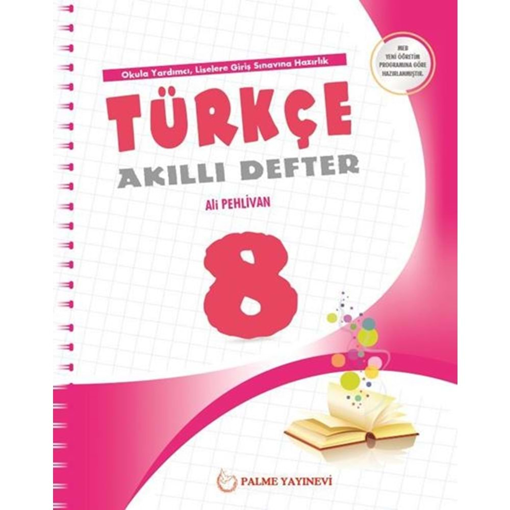 PALME 8.SINIF TÜRKÇE AKILLI DEFTER