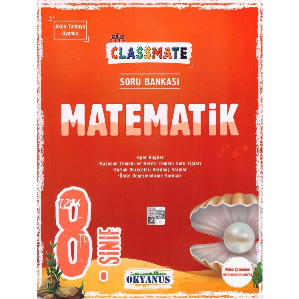 OKYANUS 8.SINIF CLASSMATE MATEMATİK SORU