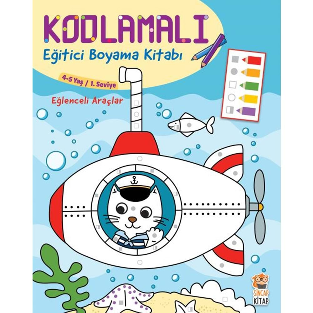 TİMAŞ KODLAMALI EĞİTİCİ BOYAMA KİTABI-ARAÇLAR