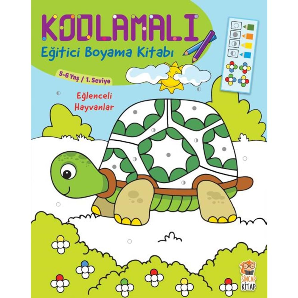 TİMAŞ KODLAMALI EĞİTİCİ BOYAMA KİTABI-HAYVANLAR