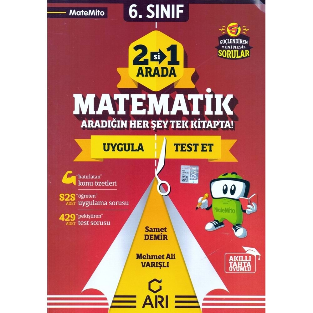 ARI 6.SINIF İKİSİ BİR ARADA MATEMATİK