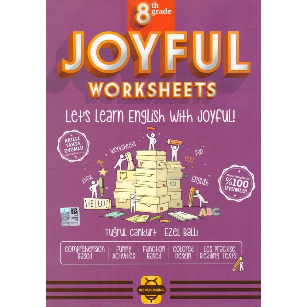 BEE PUBLİSHİNG 8.SINIF JOYFUL WORKSHEETS