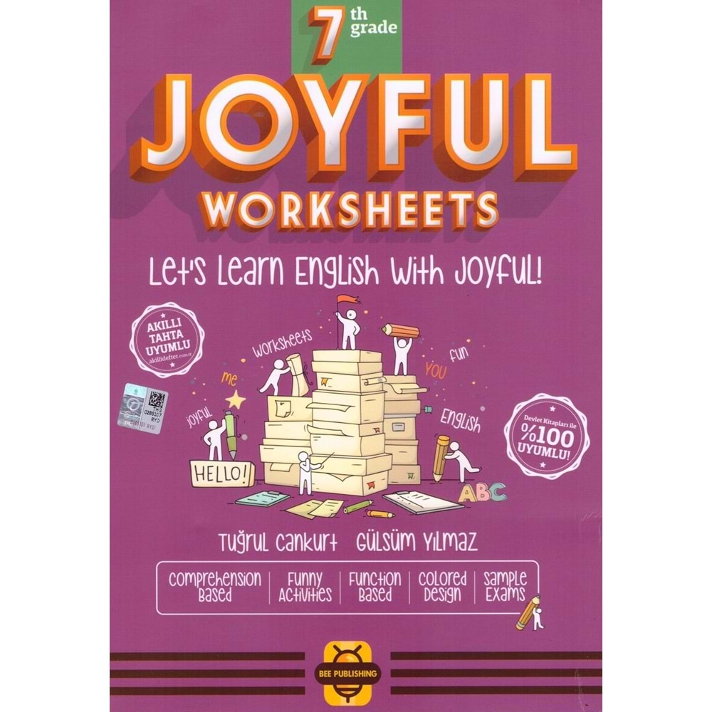 BEE PUBLİSHİNG 7.SINIF MY JOYFUL WORKSHEETS