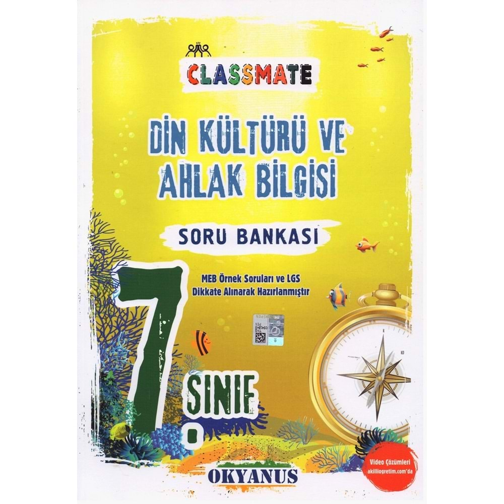 OKYANUS 7.SINIF CLASSMATE DİN KÜLTÜRÜ SORU