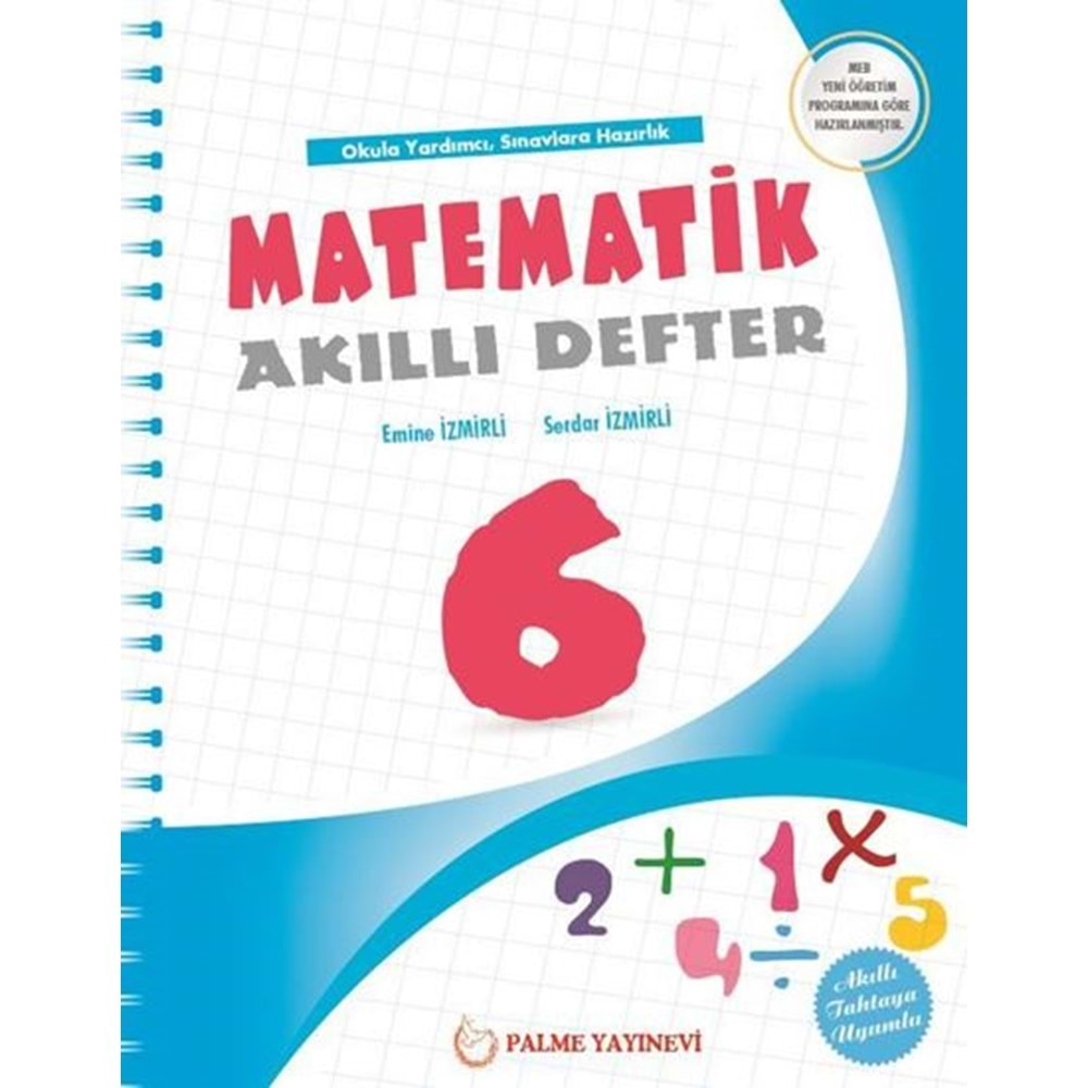 PALME 6.SINIF AKILLI MATEMATİK DEFTER