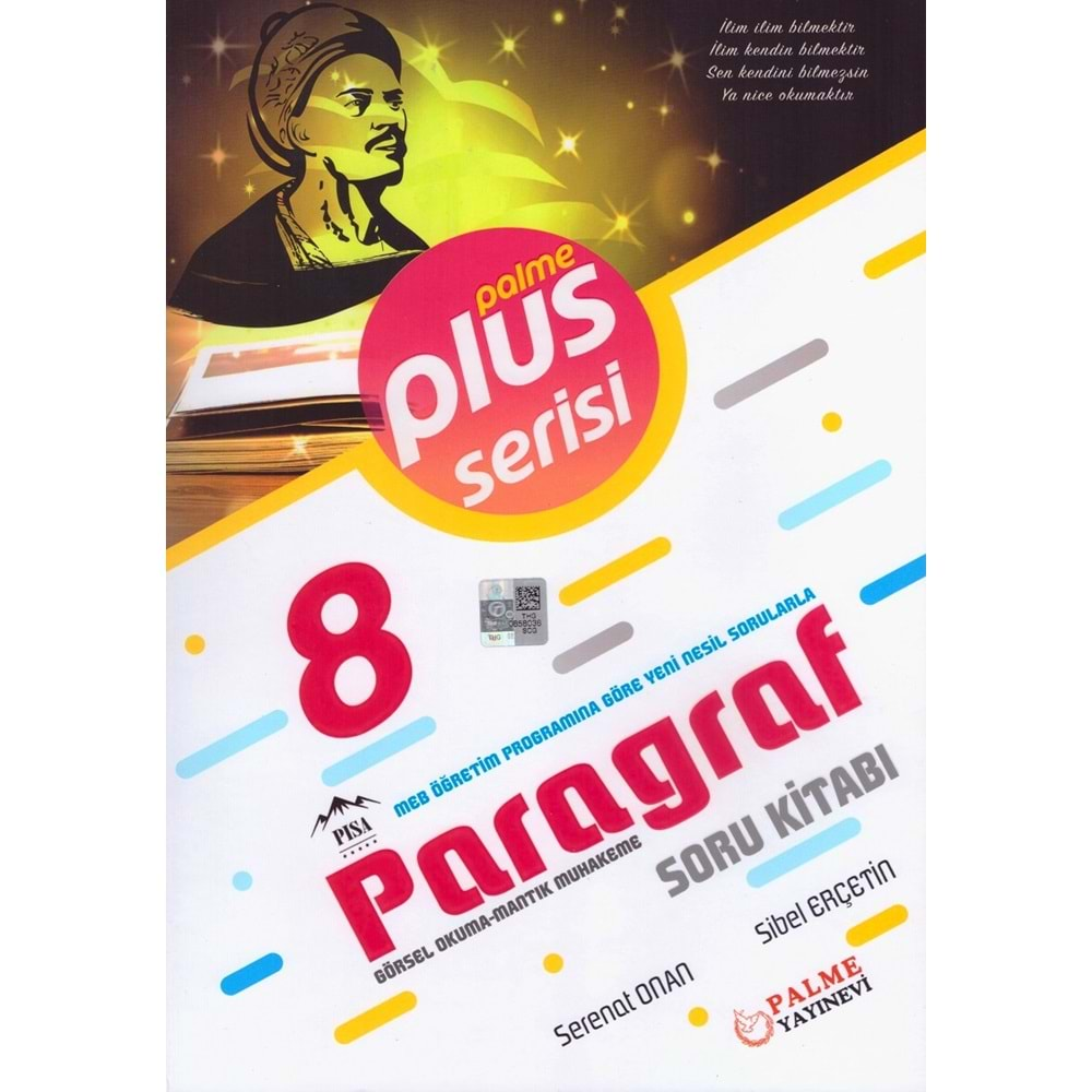 PALME 8.SINIF PLUS PARAGRAF SORU KİTABI