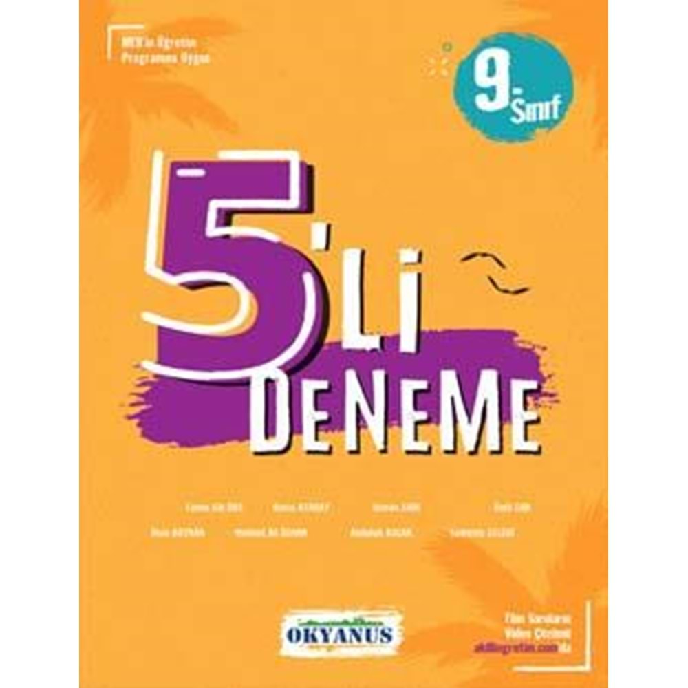 OKYANUS 9.SINIF 5 Lİ GENEL DENEME