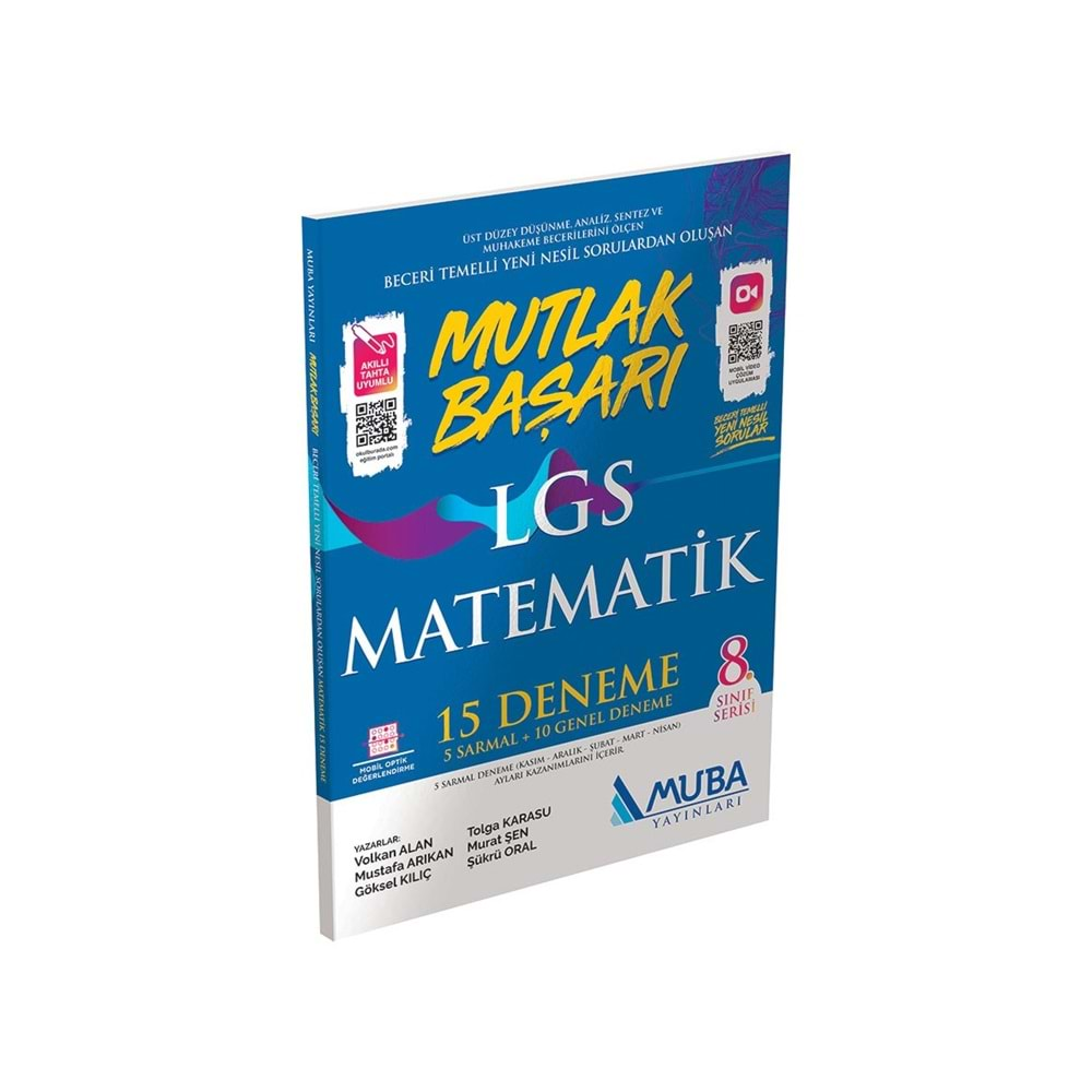 MUBA 8.SINIF LGS MUTLAK BAŞARI MATEMATİK 15 DENEME