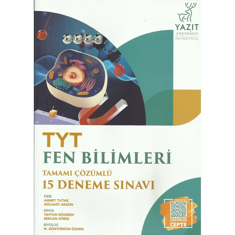 YAZIT TYT FEN BİLİMLERİ 15 DENEME SINAVI