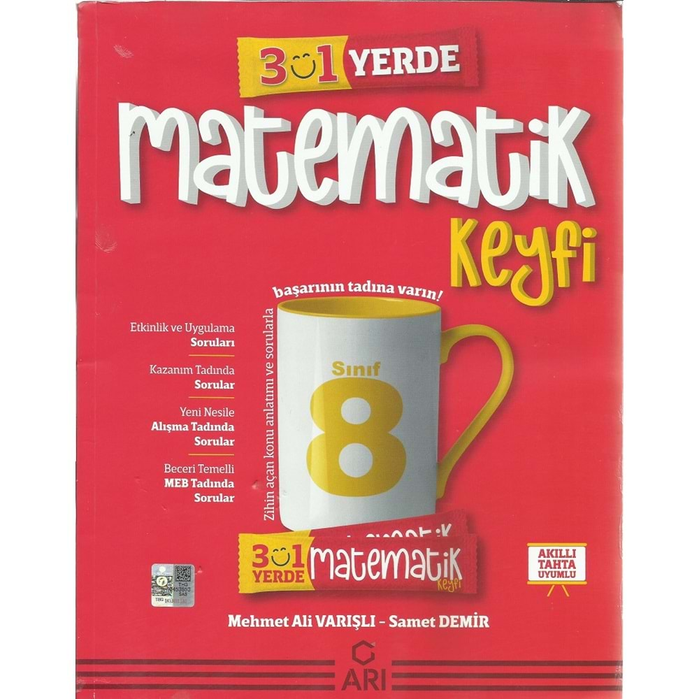 ARI 8.SINIF 3 Ü 1 YERDE MATEMATİK KEYFİ