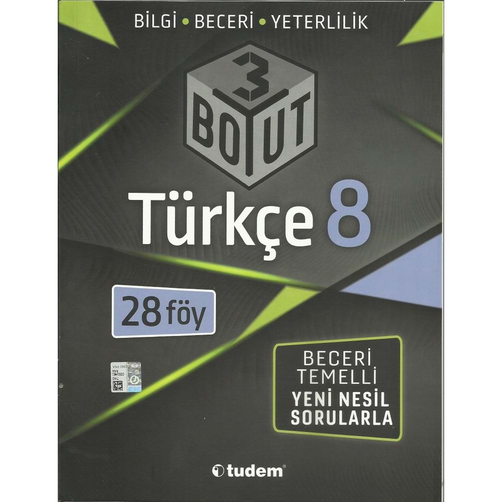 TUDEM 8.SINIF TÜRKÇE 3 BOYUT KONU ANLATIM