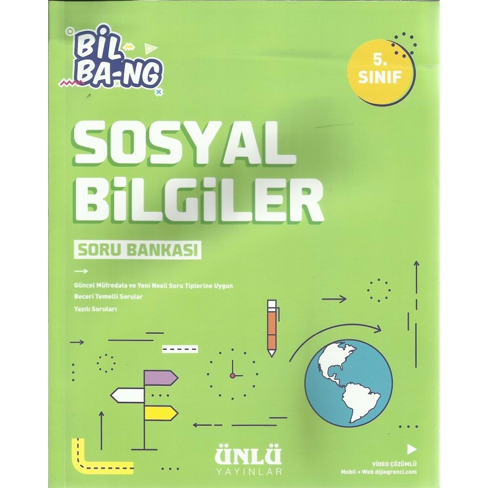 ÜNLÜ 5.SINIF SOSYAL BİLGİLER BİL BA-NG SORU BANAKSI