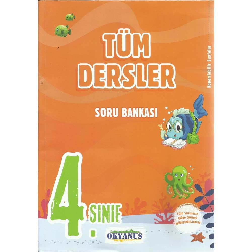 OKYANUS 4.SINIF TÜM DERSLER SORU BANKASI