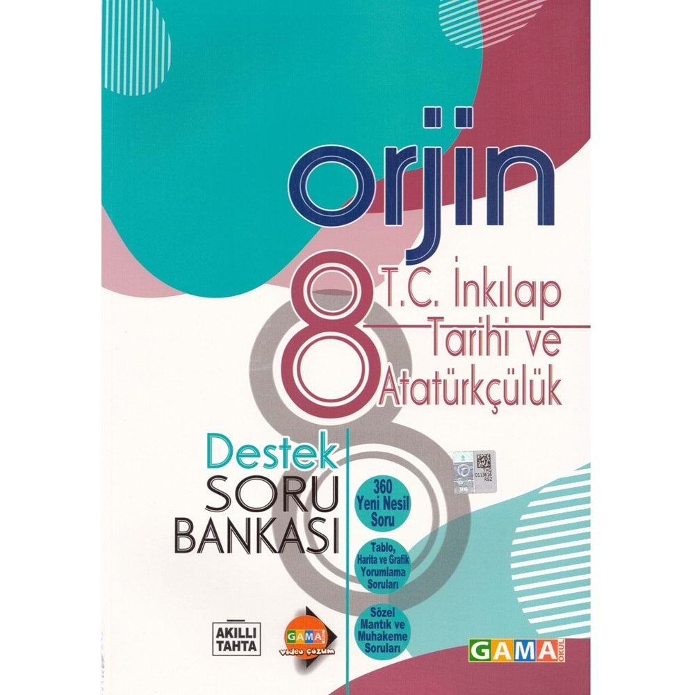 ORJİN 8.SINIF T. C. İNKILAP DESTEK SORU BANKASI