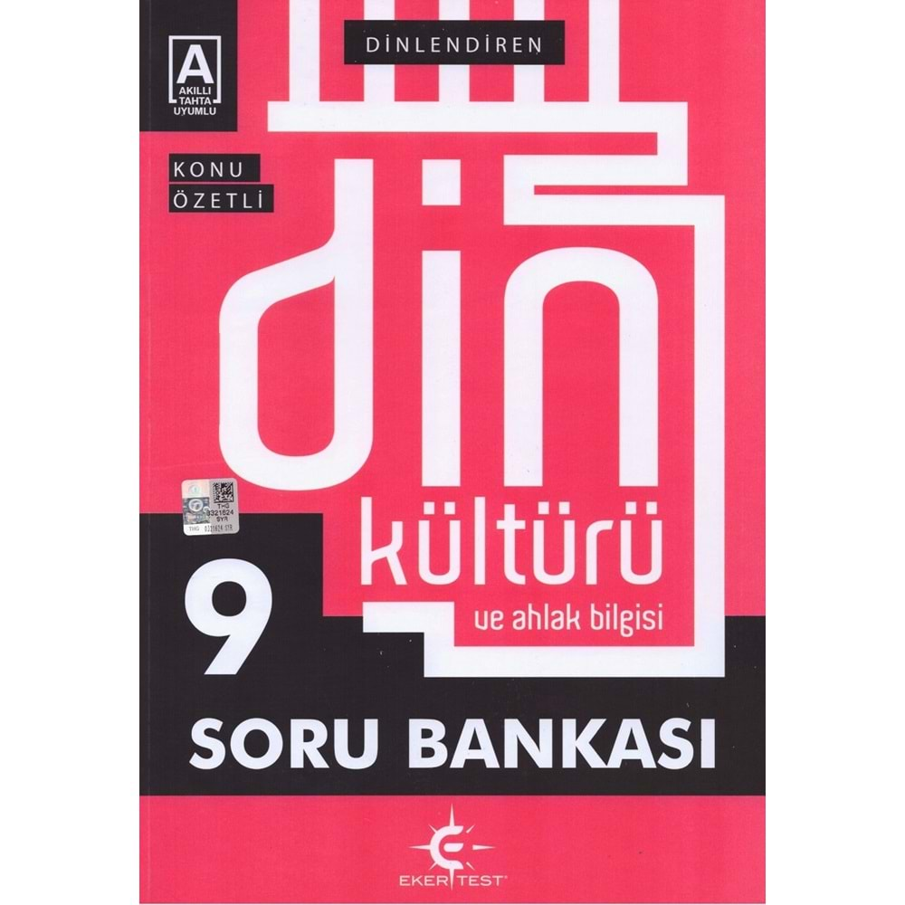 EKER 9.SINIF DİN KÜLTÜRÜ VE AHLAK BİLGİSİ SORU BANKASI