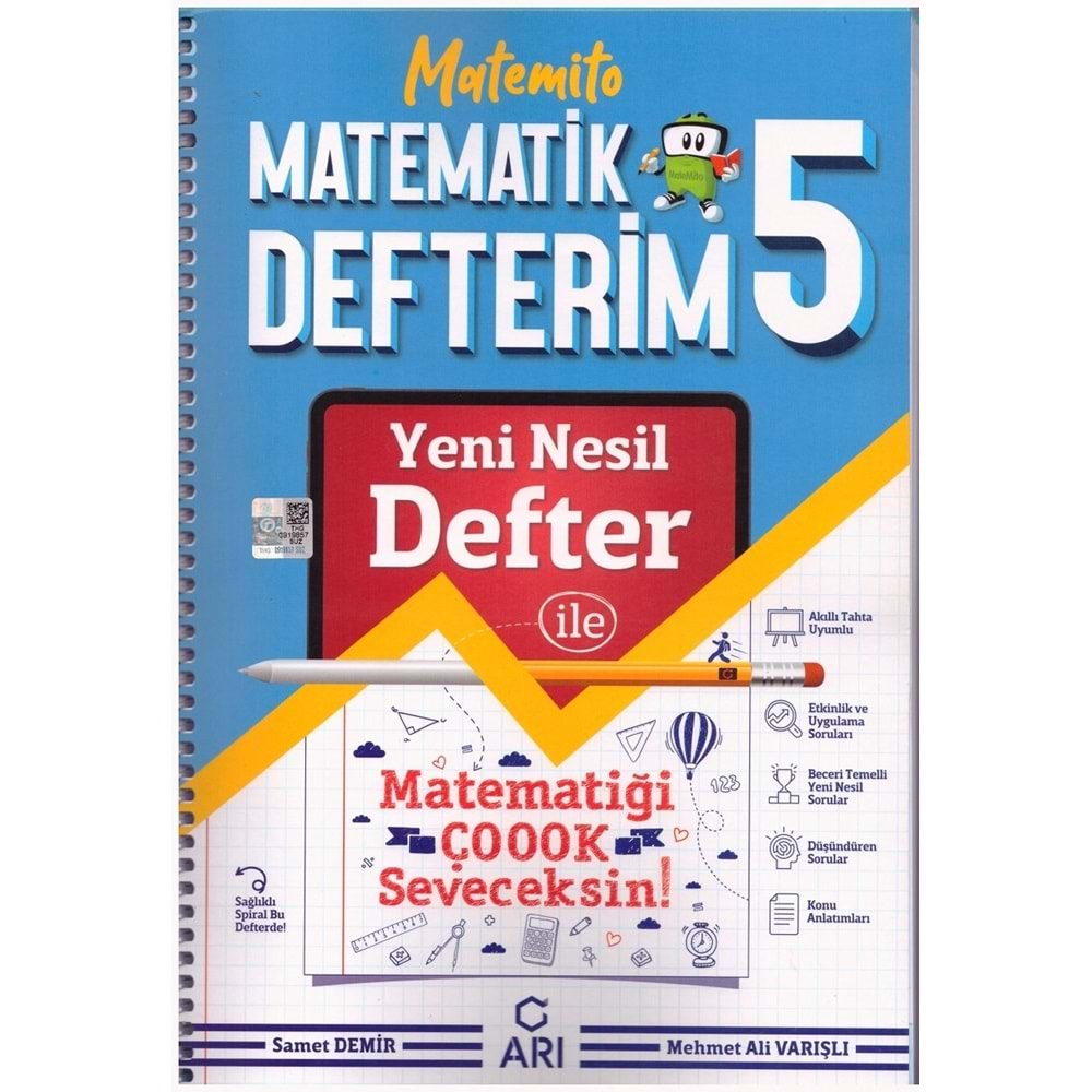 ARI 5.SINIF AKILLI MATEMATİK DEFTERİ