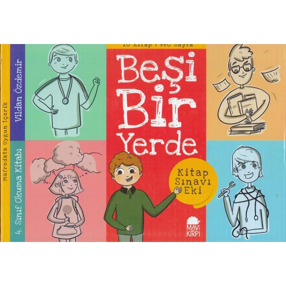 MAVİ KİRPİ BEŞİ BİR YERDE -4.SINIF SETİ ( 10 KİTAP )