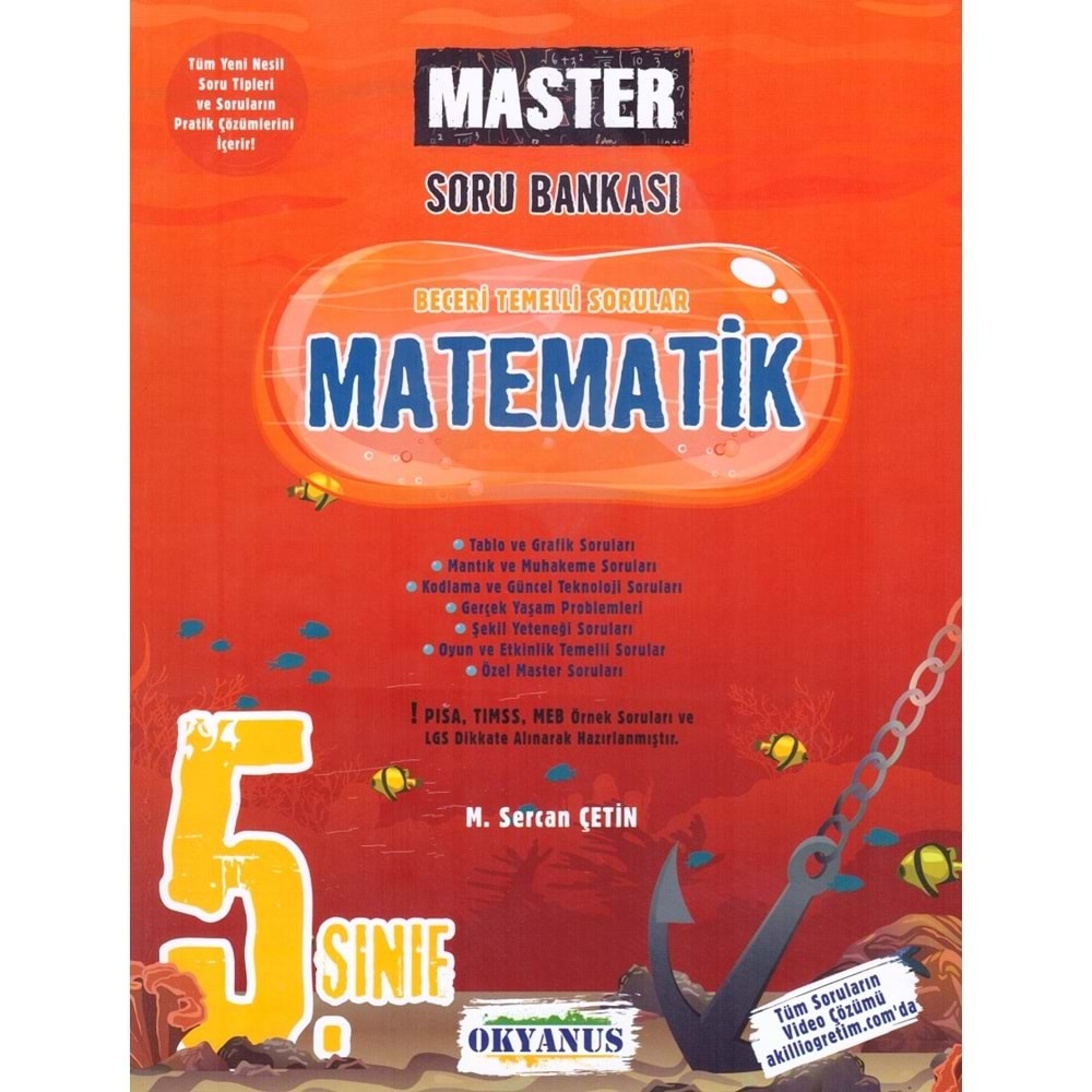 OKYANUS 5.SINIF MASTER MATEMATİK SORU BANKASI