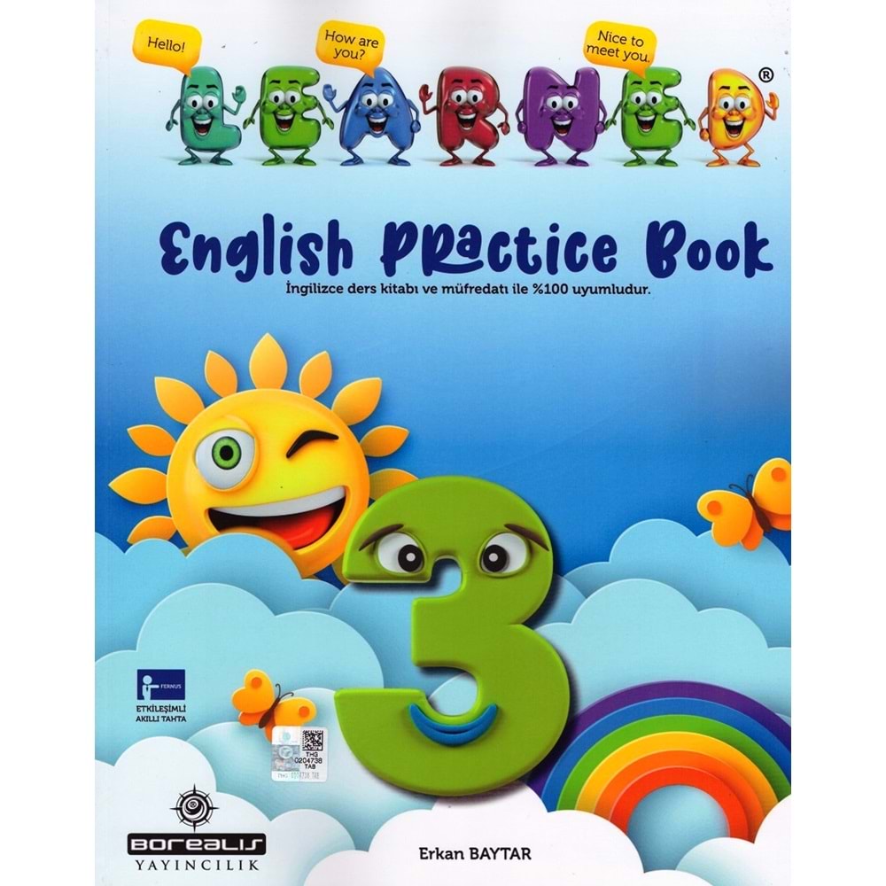 BOREALIS 3.SINIF LEARNED ENGLISH PRACTICE BOOK