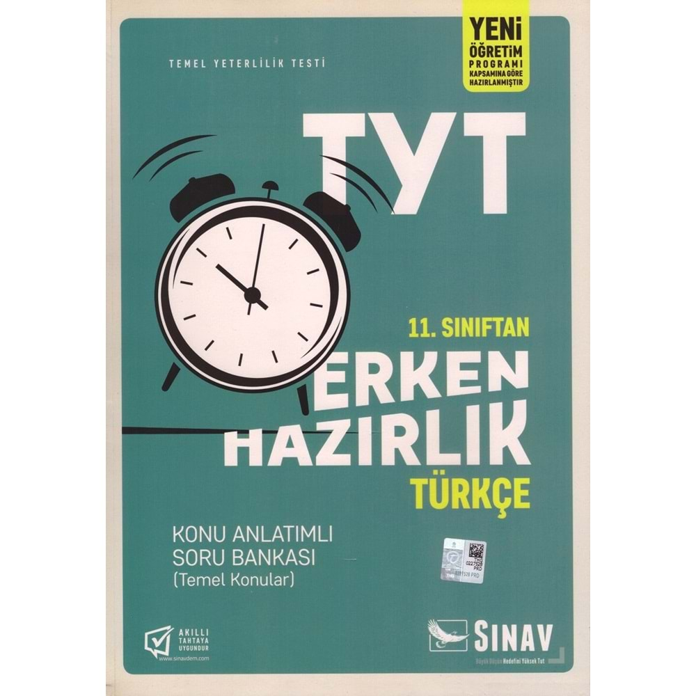 SINAV TYT 11.SINIFTAN ERKEN HAZIRLIK TÜRKÇE