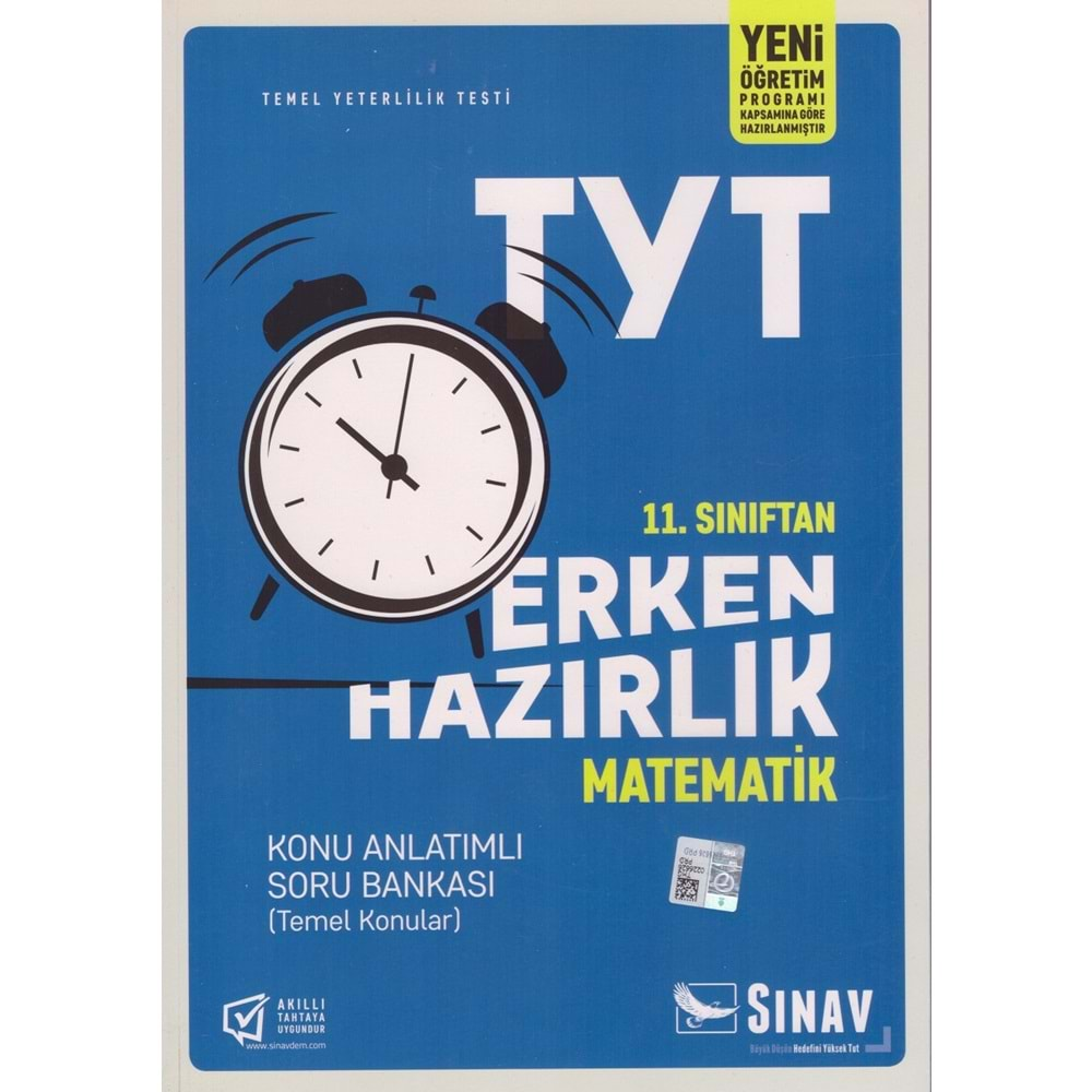 SINAV TYT 11.SINFTAN ERKEN HAZIRLIK MATEMATİK