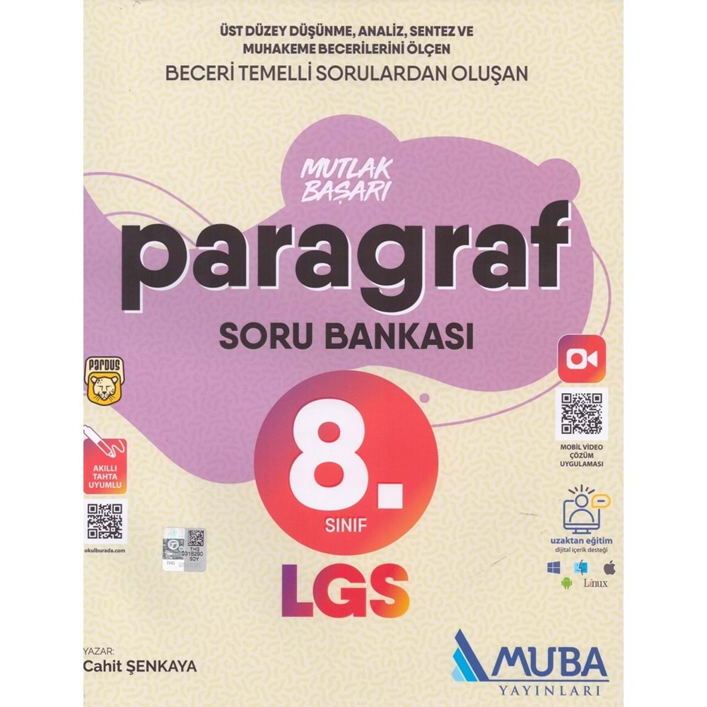 MUBA 8.SINIF MUTLAK BAŞARI PARAGRAF SORU BANKASI