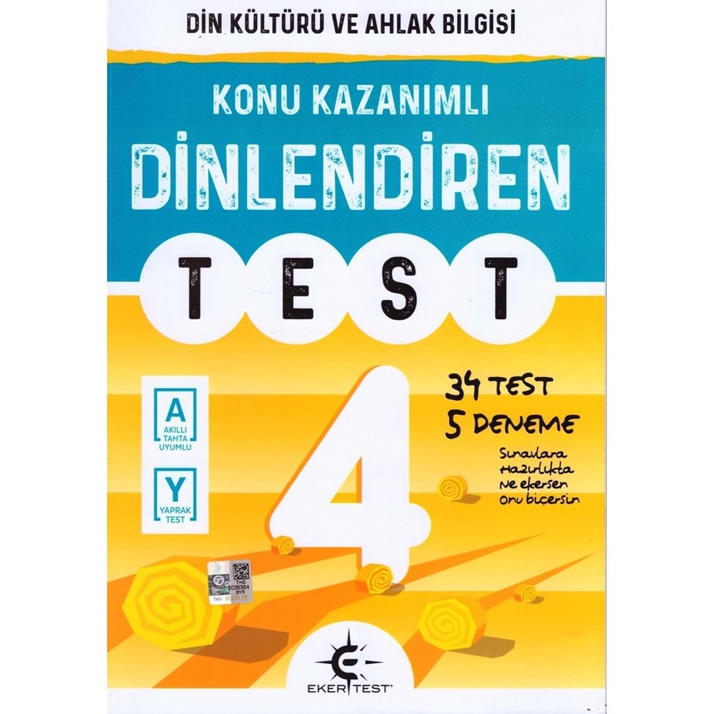 EKER 4.SINIF DİNLENDİREN TEST