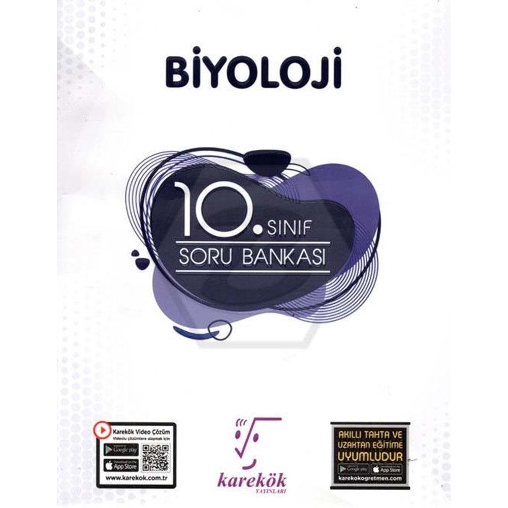 KAREKÖK 10.SINIF BİYOLOJİ SORU BANKASI