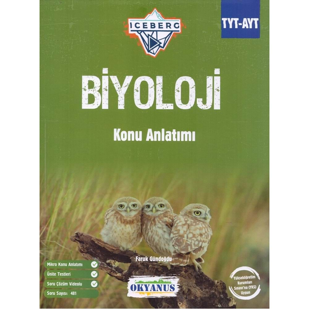 OKYANUS TYT&AYT ICEBERG BİYOLOJİ KONU ANLATIMLI