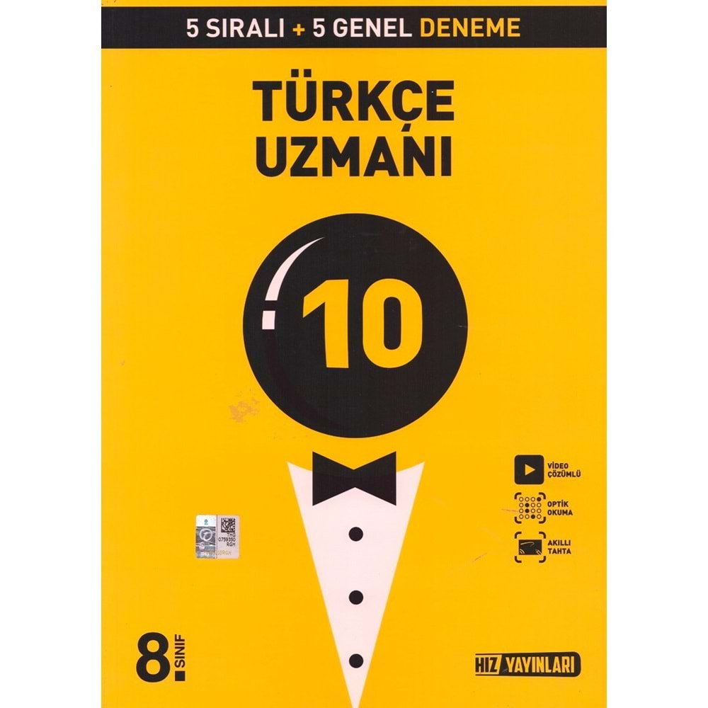 HIZ 8.SINIF UZMAN DENEME TÜRKÇE 10 LU